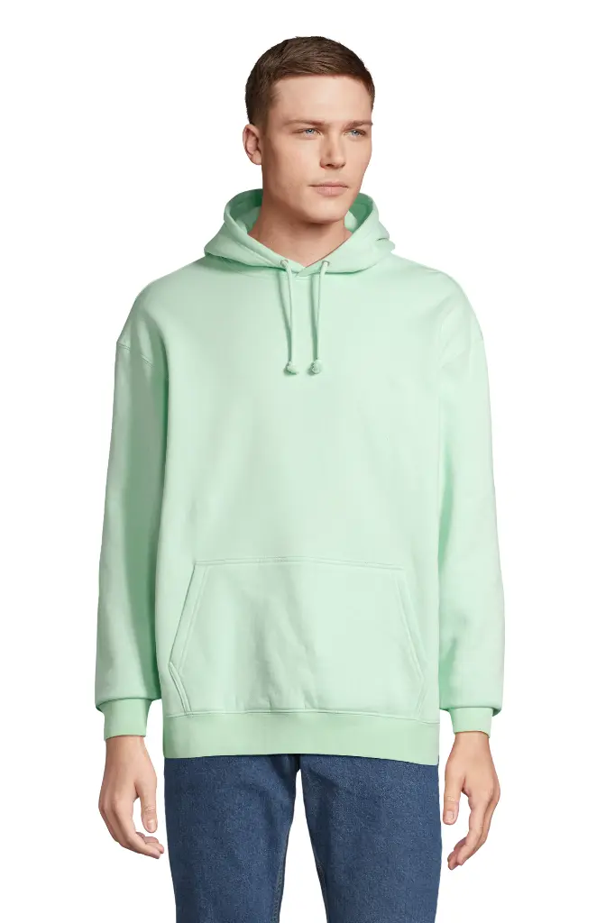 Bluza z kapturem unisex z kieszenią kangurką - Frozen Green