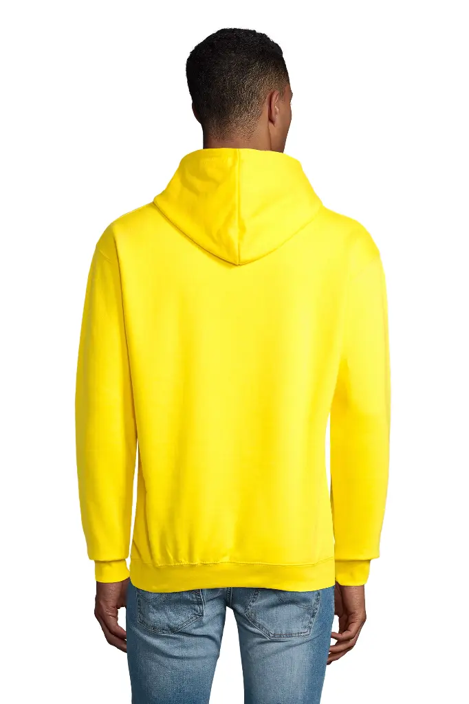 Bluza z kapturem unisex z kieszenią kangurką - Gold