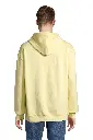 Bluza z kapturem unisex z kieszenią kangurką - Light Yellow