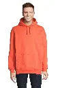 Bluza z kapturem unisex z kieszenią kangurką - Pop Orange