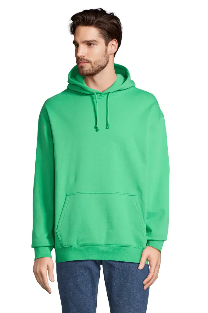 Bluza z kapturem unisex z kieszenią kangurką - Spring Green