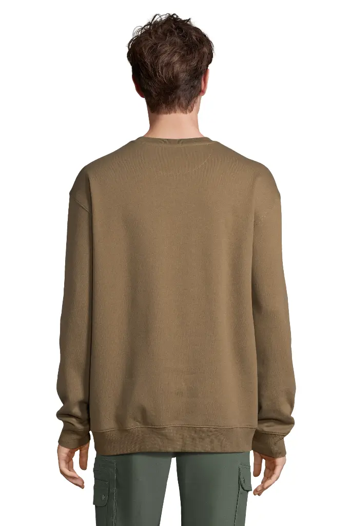 Bluza unisex z okrągłym dekoltem - Army