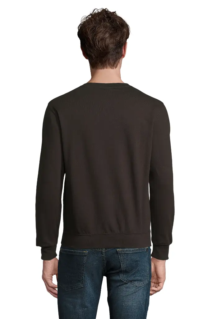 Bluza unisex z okrągłym dekoltem - Black