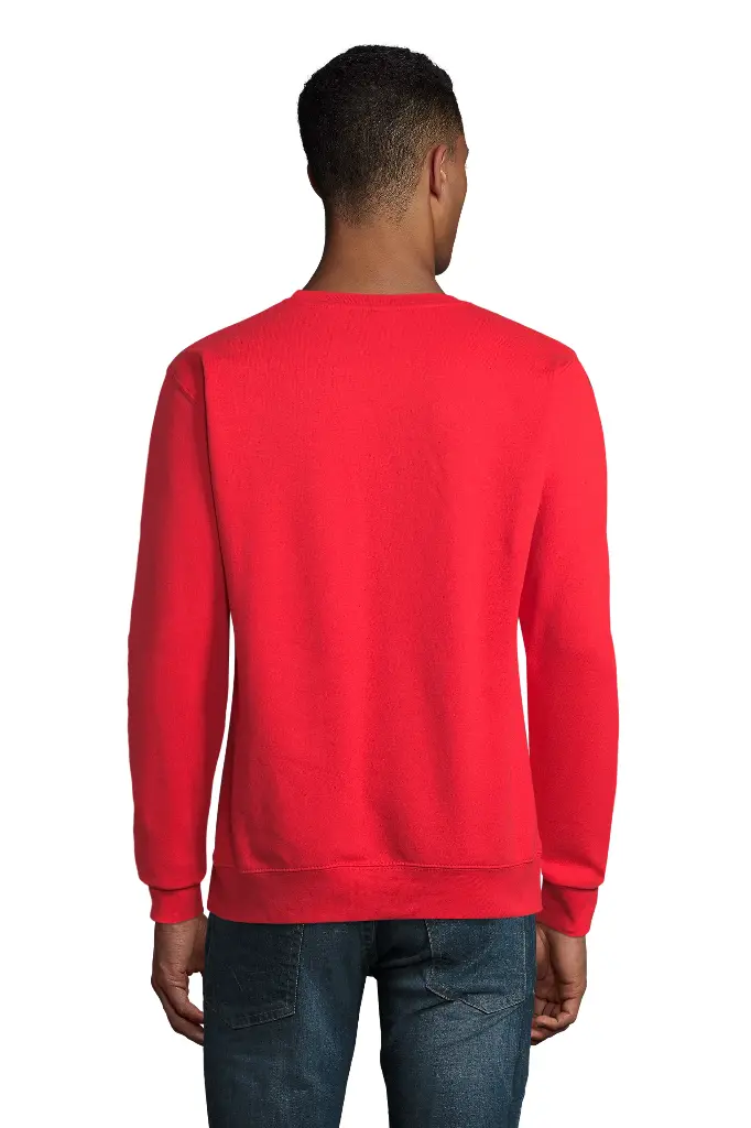 Bluza unisex z okrągłym dekoltem - Bright Red