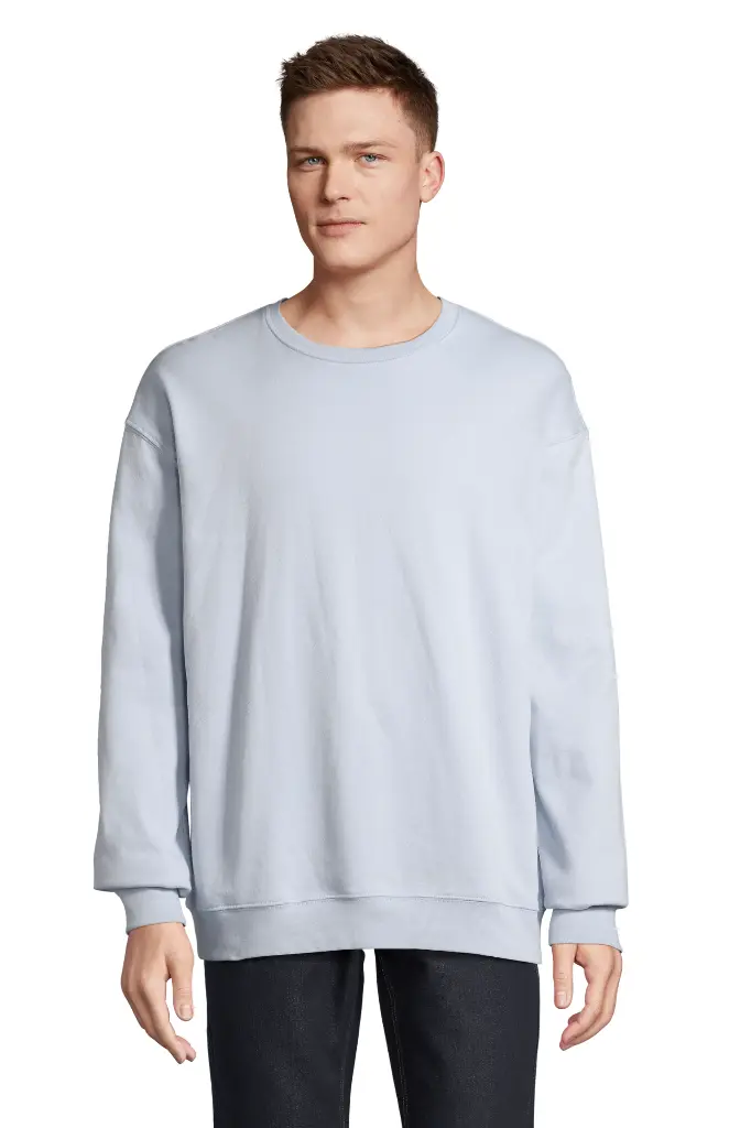 Bluza unisex z okrągłym dekoltem - Creamy Blue