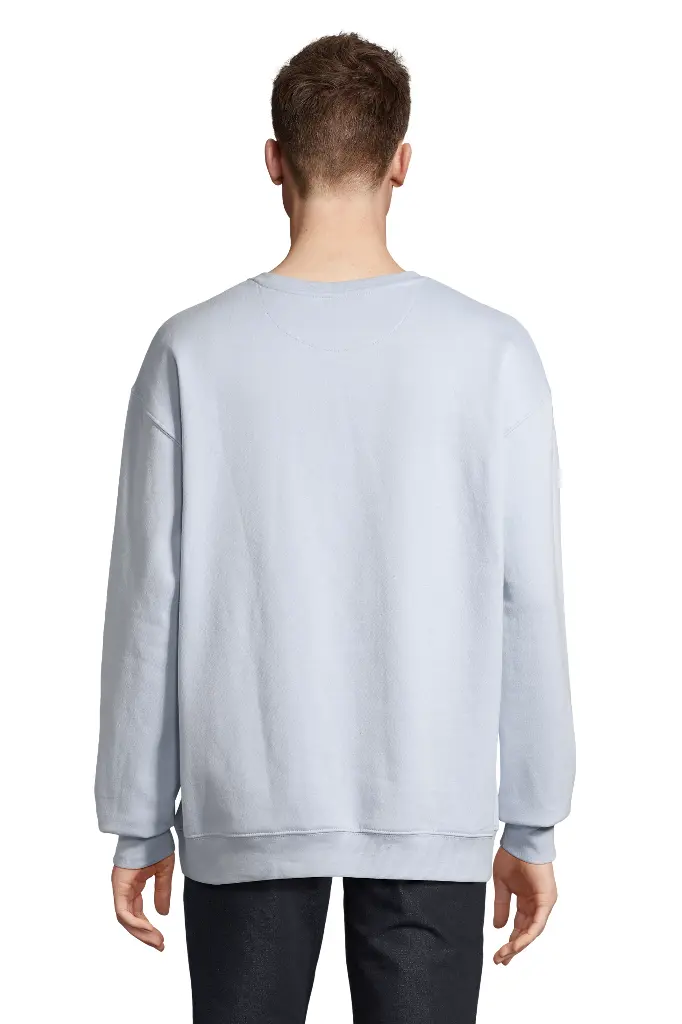 Bluza unisex z okrągłym dekoltem - Creamy Blue