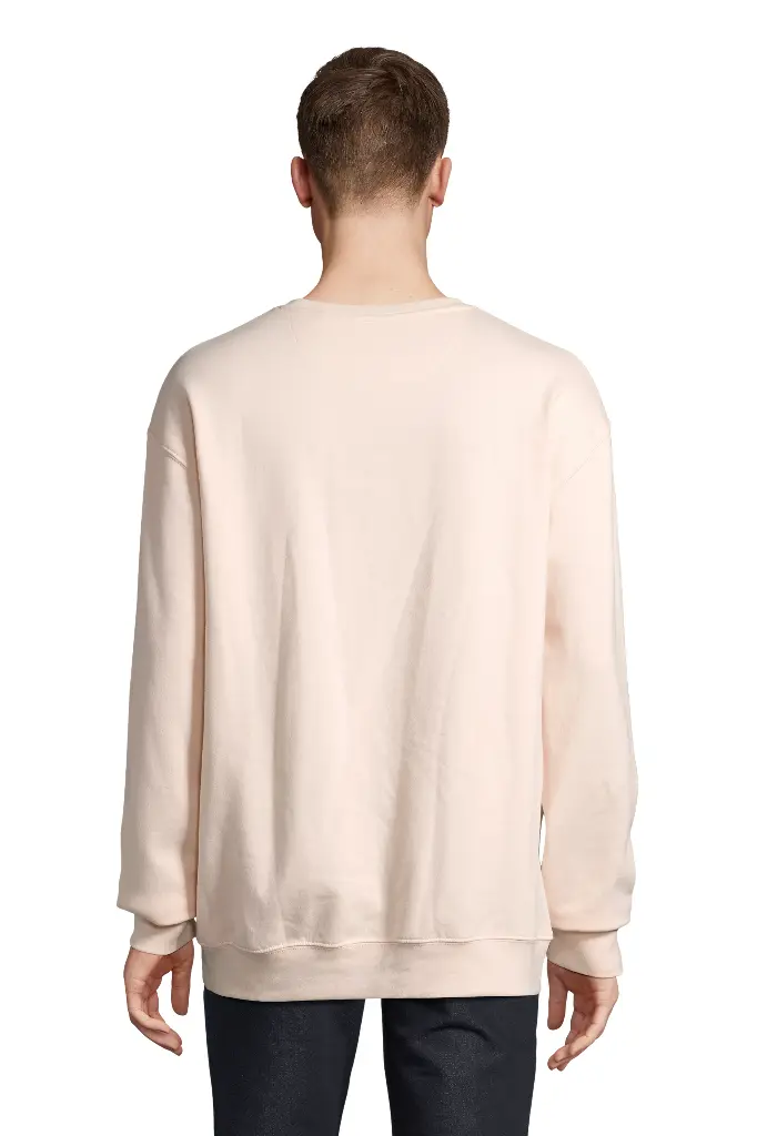 Bluza unisex z okrągłym dekoltem - Creamy Pink