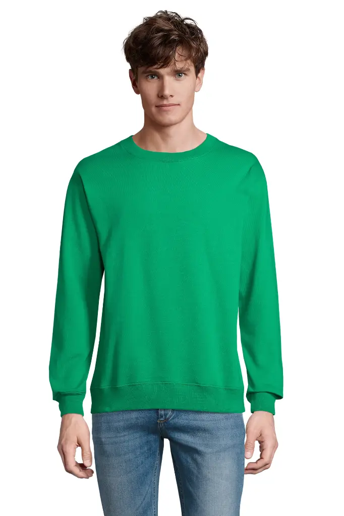Bluza unisex z okrągłym dekoltem - Kelly Green