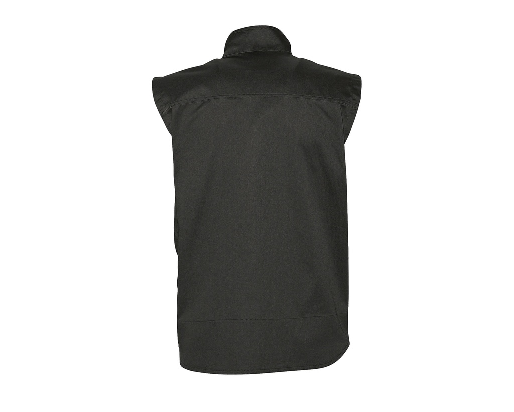 Bezrękawnik roboczy unisex z kieszeniami - Black