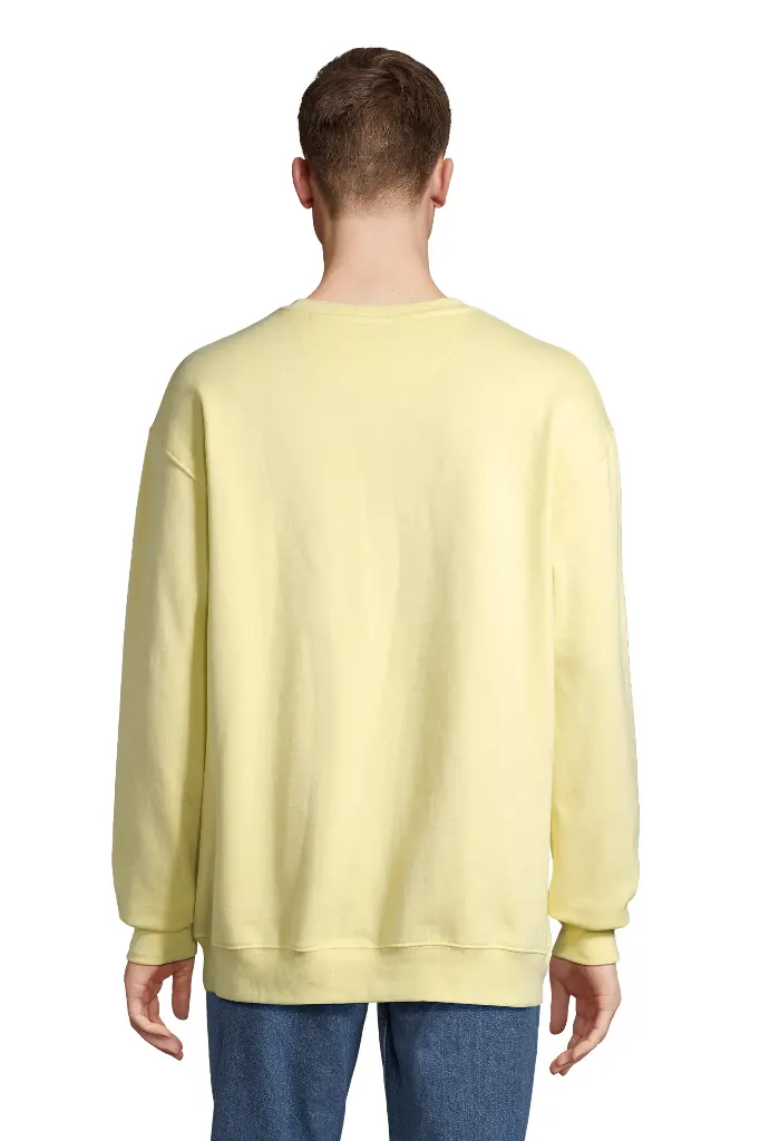 Bluza unisex z okrągłym dekoltem - Light Yellow