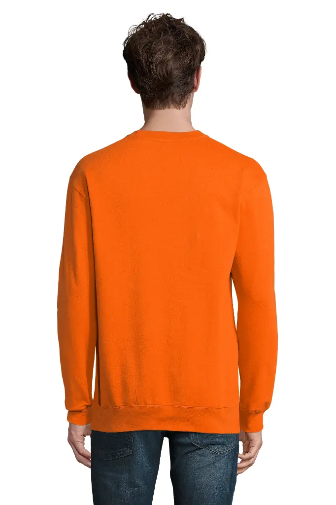 Bluza unisex z okrągłym dekoltem - Orange