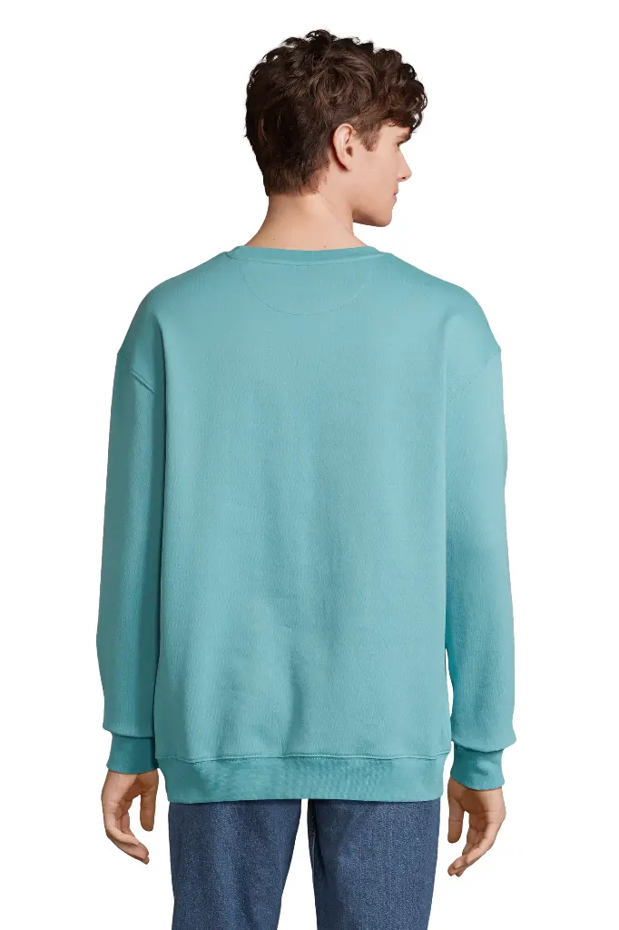 Bluza unisex z okrągłym dekoltem - Pool Blue