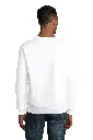 Bluza unisex z okrągłym dekoltem - White