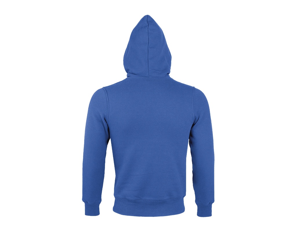 Bluza Slim z Kapturem i Sherpą Zapinana na Zamek - Royal Blue 241