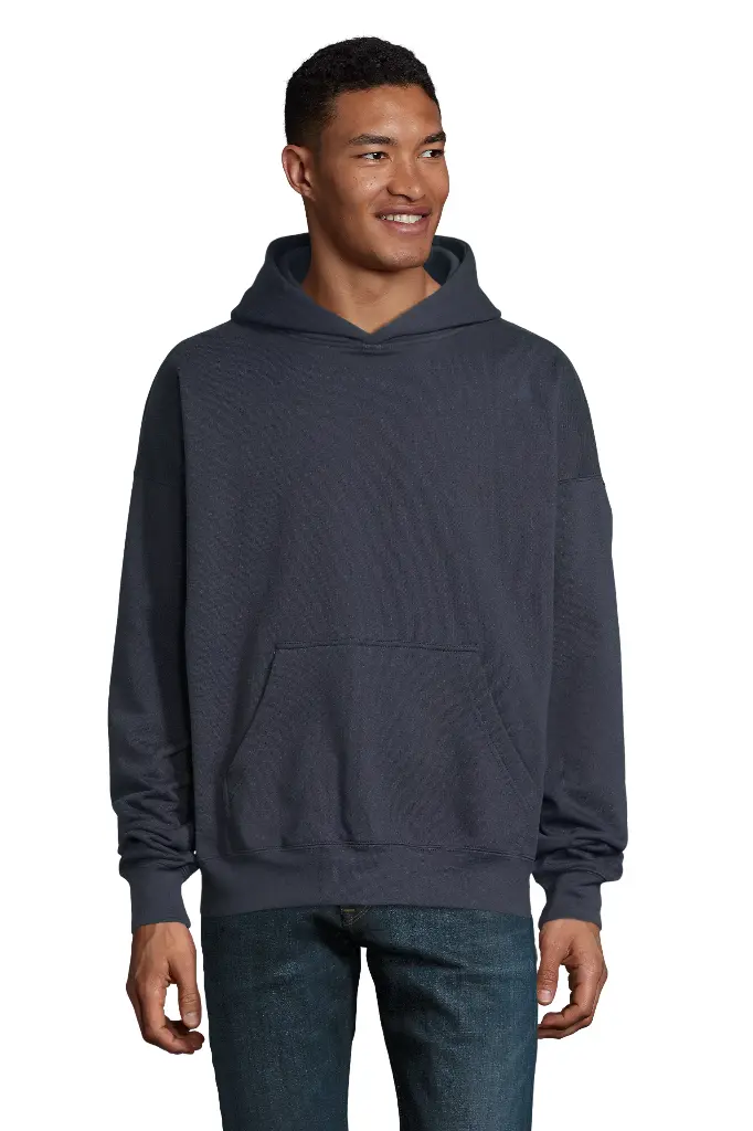 Bluza unisex oversize z kapturem - French Navy