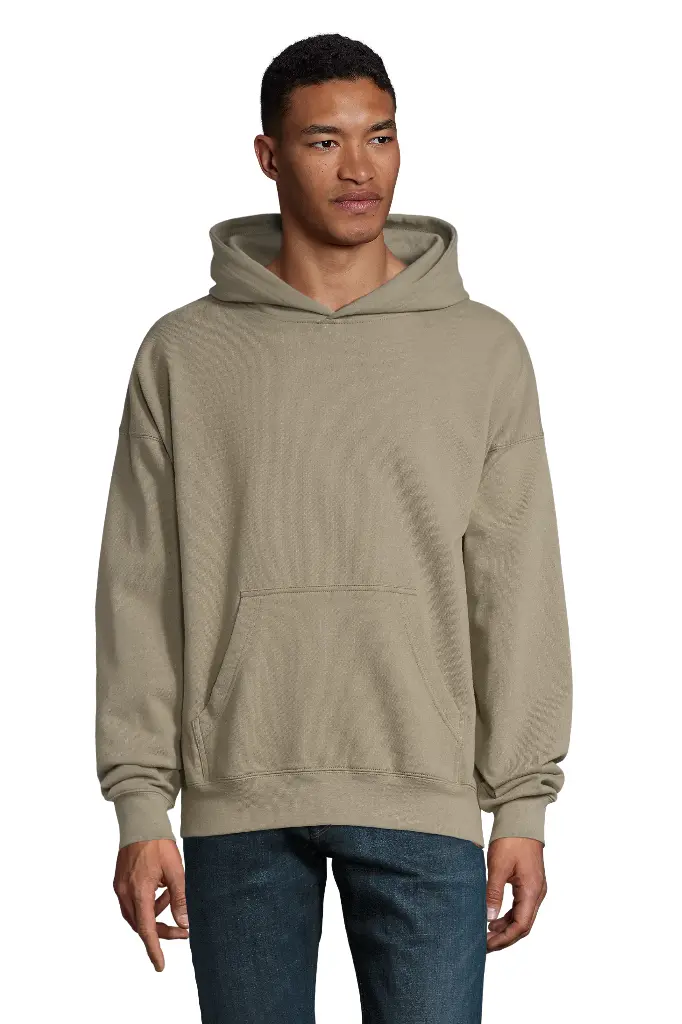 Bluza unisex oversize z kapturem - Khaki