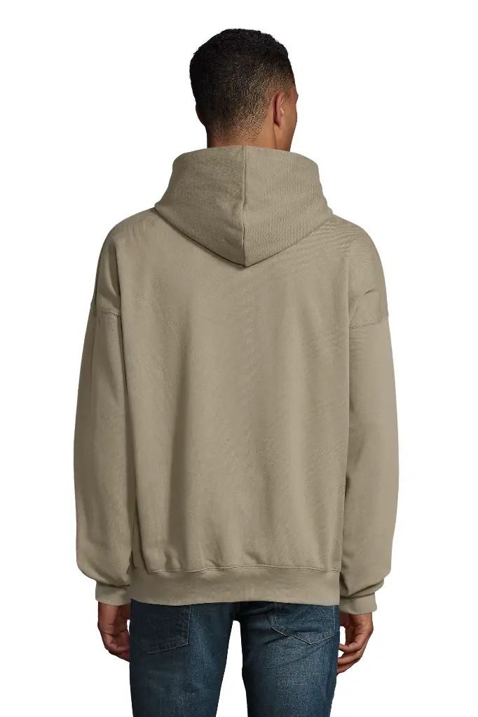 Bluza unisex oversize z kapturem - Khaki