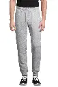 Unisex spodnie dresowe slim z polaru - Grey Melange