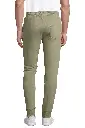 Unisex spodnie dresowe slim z polaru - Khaki