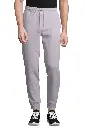 Unisex spodnie dresowe slim z polaru - Lilac
