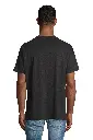 T-shirt męski oversize z bawełny organicznej - Deep Black
