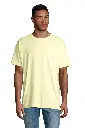 T-shirt męski oversize z bawełny organicznej - Light Yellow