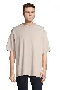 T-shirt męski oversize z bawełny organicznej - Linen
