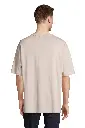 T-shirt męski oversize z bawełny organicznej - Linen