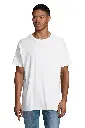 T-shirt męski oversize z bawełny organicznej - White