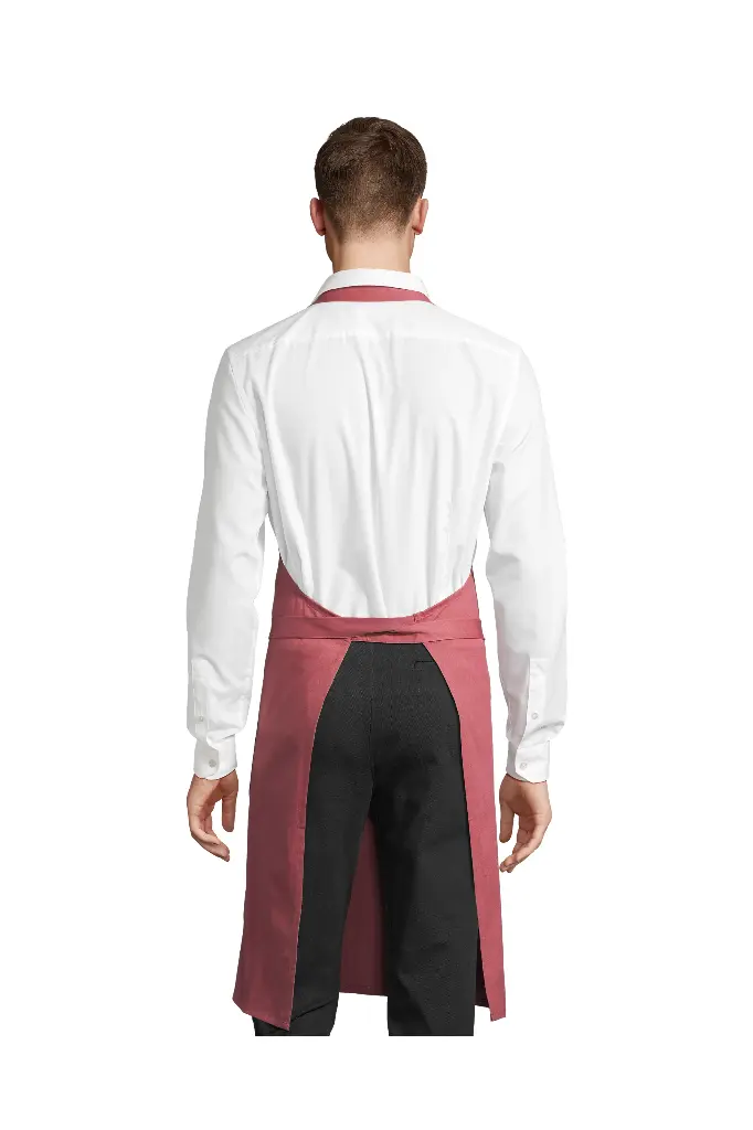 Fartuch unisex bawełniany z kieszeniami - Ancient Pink