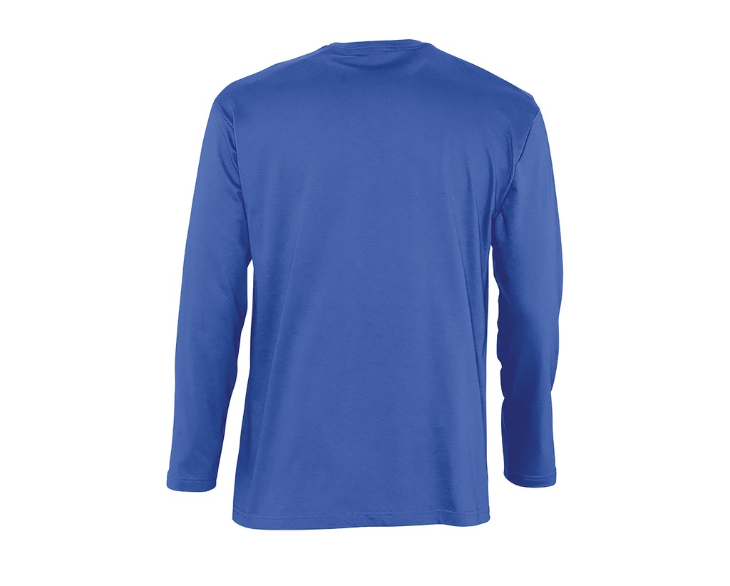 T-Shirt Klasyczny z Długim Rękawem - Royal Blue 241