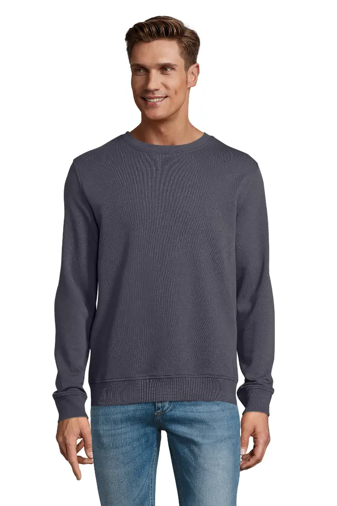 Bluza Unisex Frotte - Deep Charcoal Grey (Solid)