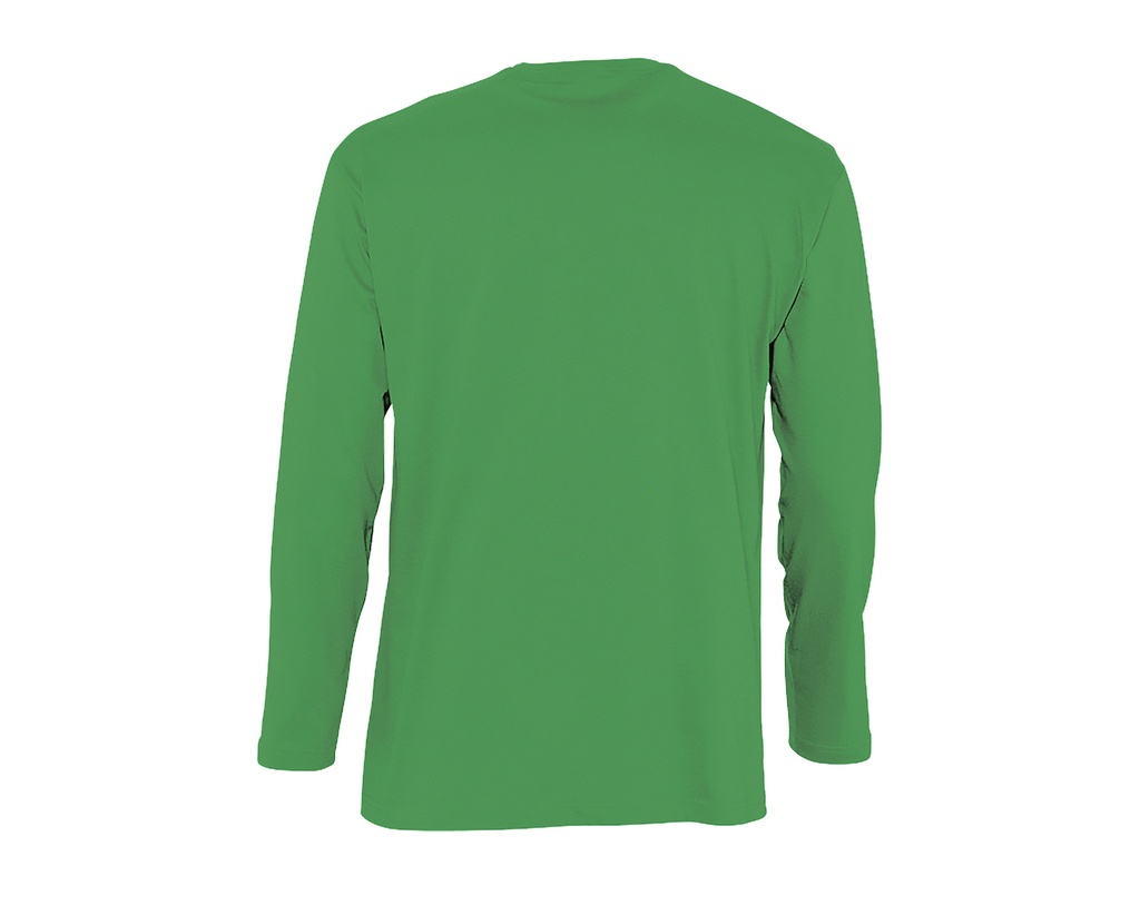 T-Shirt Klasyczny z Długim Rękawem - Kelly Green
