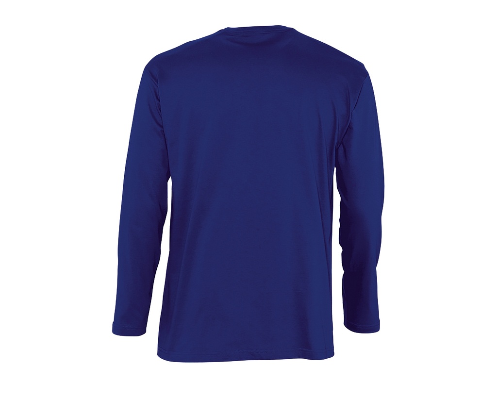 T-Shirt Klasyczny z Długim Rękawem - Ultramarine