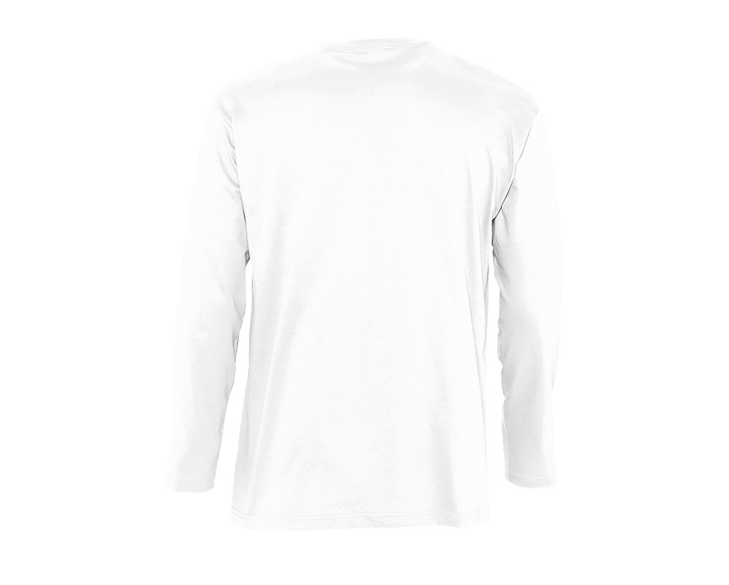 T-Shirt Klasyczny z Długim Rękawem - White