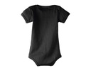 Body niemowlęce z krótkim rękawem - Black