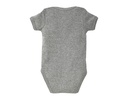 Body niemowlęce z krótkim rękawem - Melange Grey