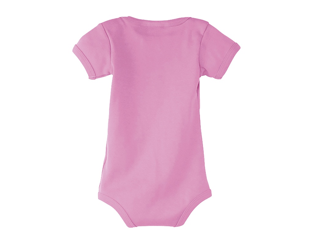 Body niemowlęce z krótkim rękawem - Orchid Pink