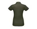 Damska koszulka polo klasyczna, krótki rękaw - Army