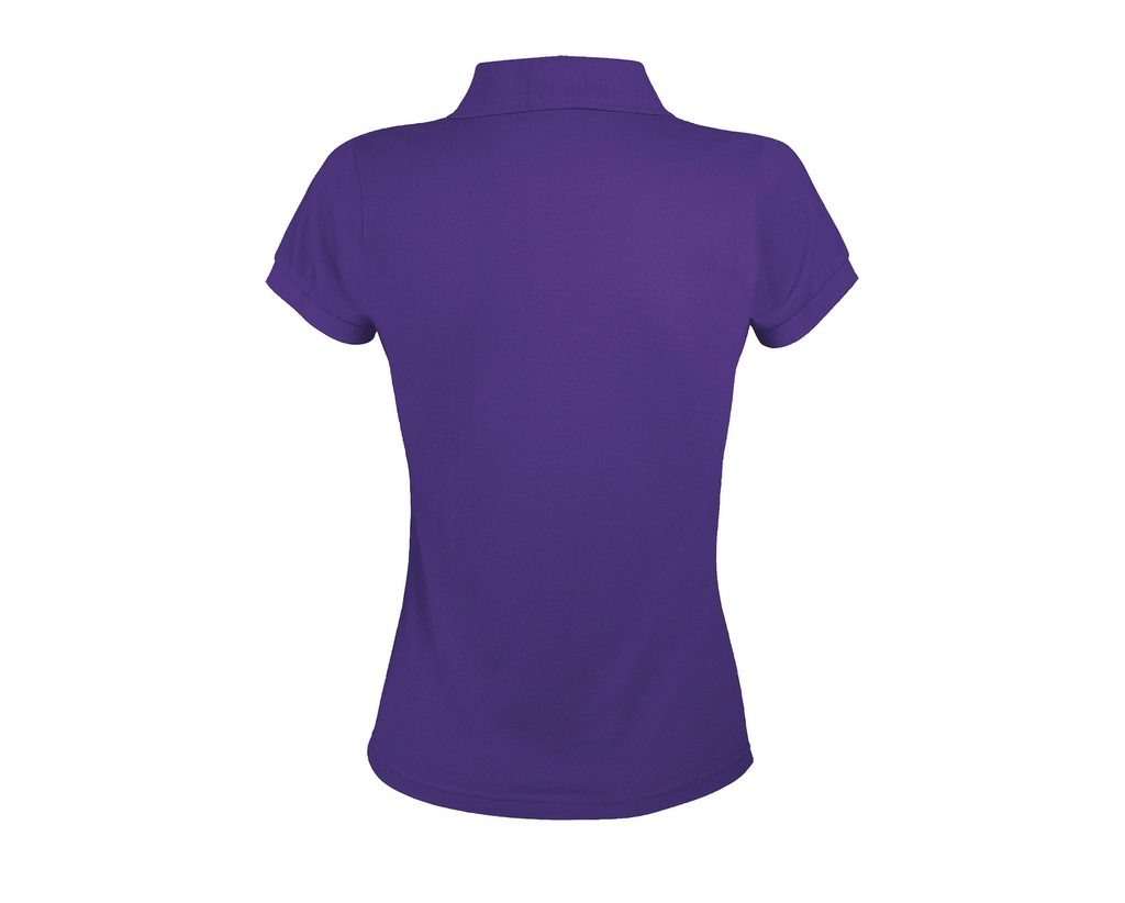 Damska koszulka polo klasyczna, krótki rękaw - Dark Purple