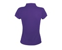 Damska koszulka polo klasyczna, krótki rękaw - Dark Purple