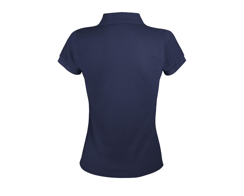 Damska koszulka polo klasyczna, krótki rękaw - French Navy