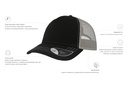 Czapka Rapper Canvas - Black & Grey