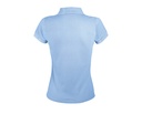 Damska koszulka polo klasyczna, krótki rękaw - Sky Blue