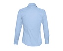 Damska koszula oxford z długim rękawem - Sky Blue