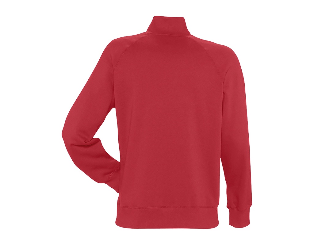 Męska Bluza na Zamek z Stójką - Red