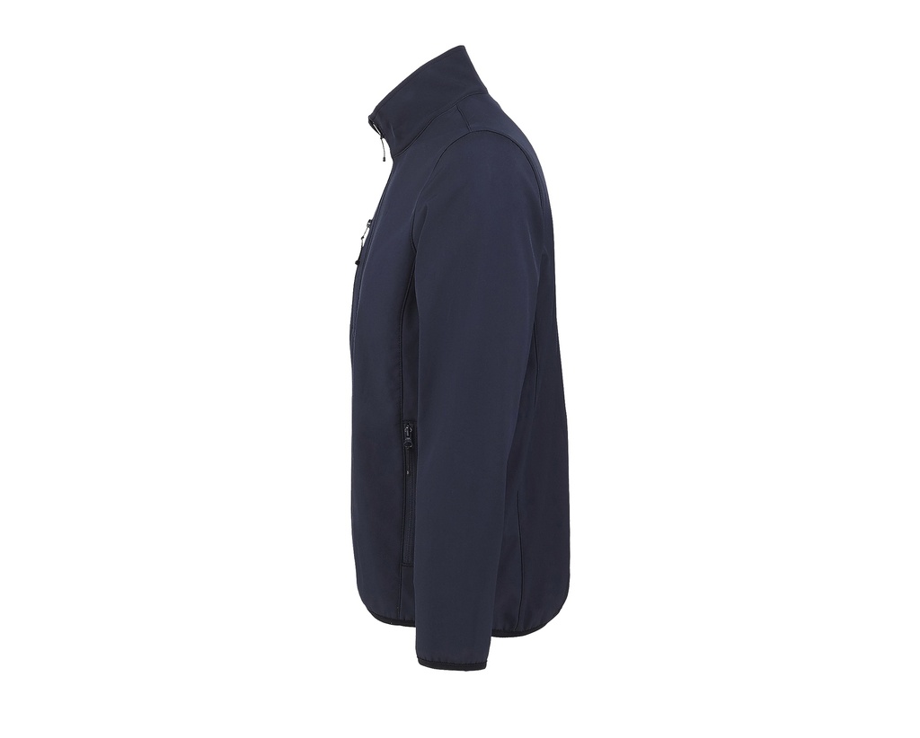 Męska kurtka softshellowa z polarem - Abyss Blue