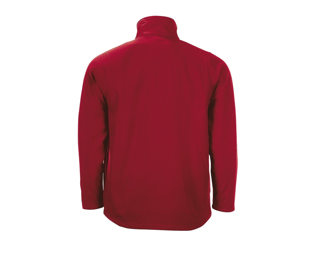 Męska kurtka softshellowa na zamek - Pepper Red