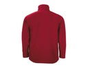 Męska kurtka softshellowa na zamek - Pepper Red