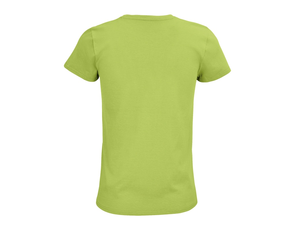 Damski t-shirt bawełniany z okrągłym dekoltem - Apple Green